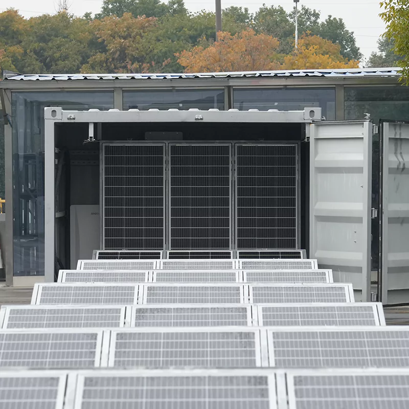Solar panels Container