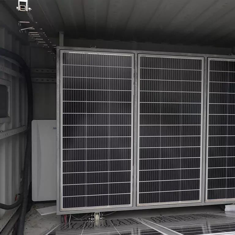 Solar panels Container