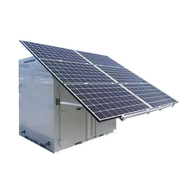 Communication container station energy storage systems