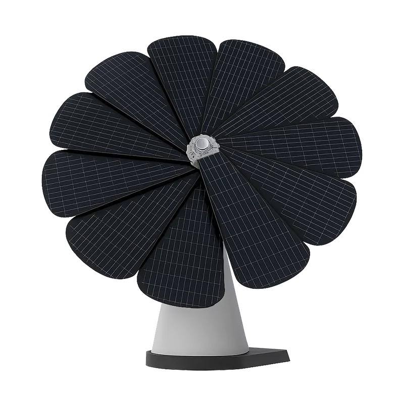 Horizontal Axis Smart Flower Solar Panel