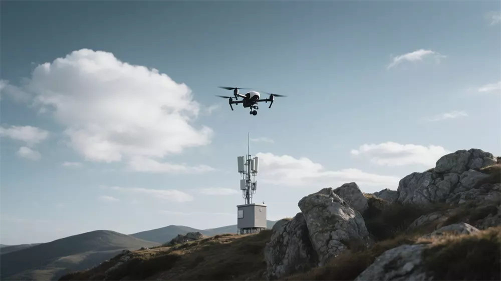 Solar-Powered BTS in Rural France: Drone Monitoring Solutions