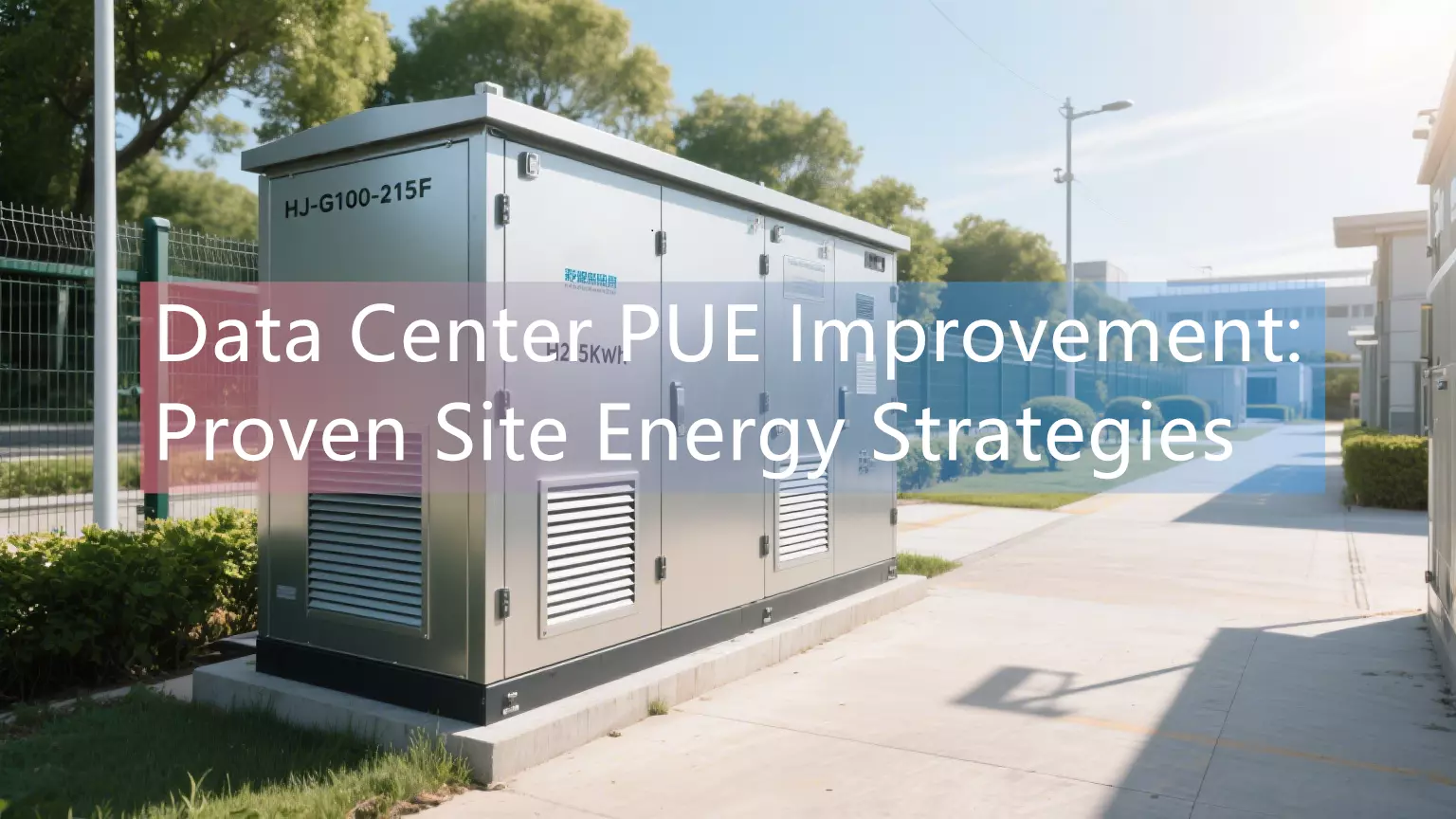 Data Center PUE Improvement: Proven Site Energy Strategies