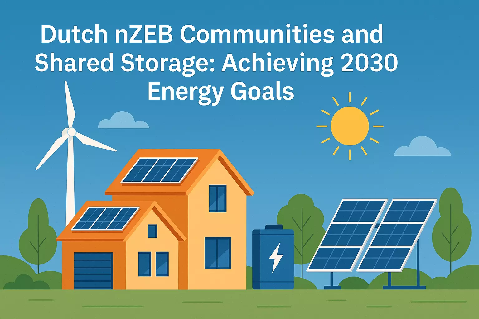 Dutch nZEB Communities and Shared Storage Achieving 2030 Energy Goals-2