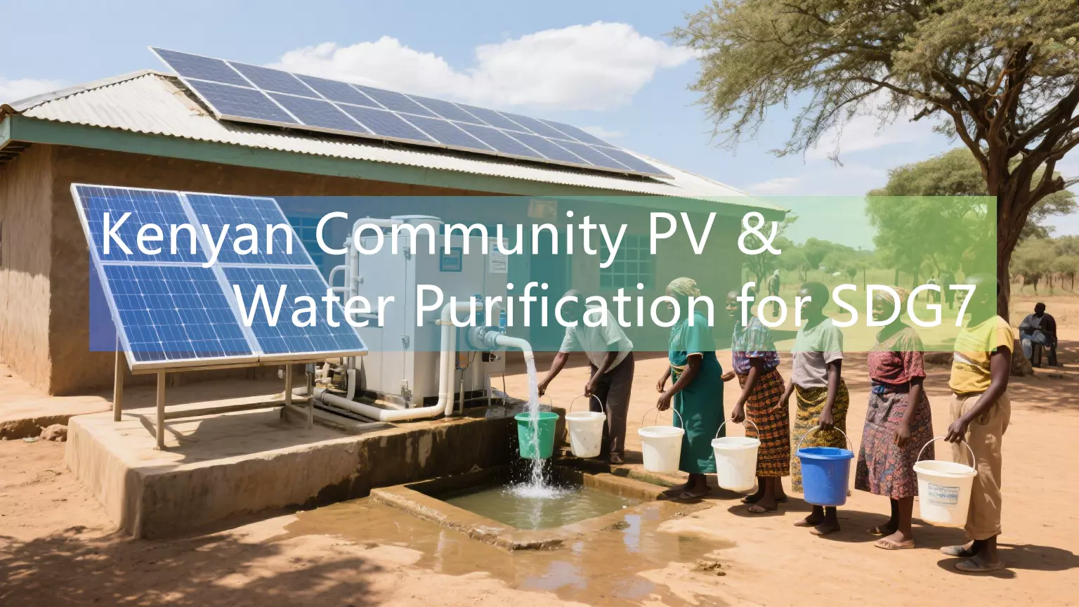 Kenyan Community PV and Water Purification for SDG7