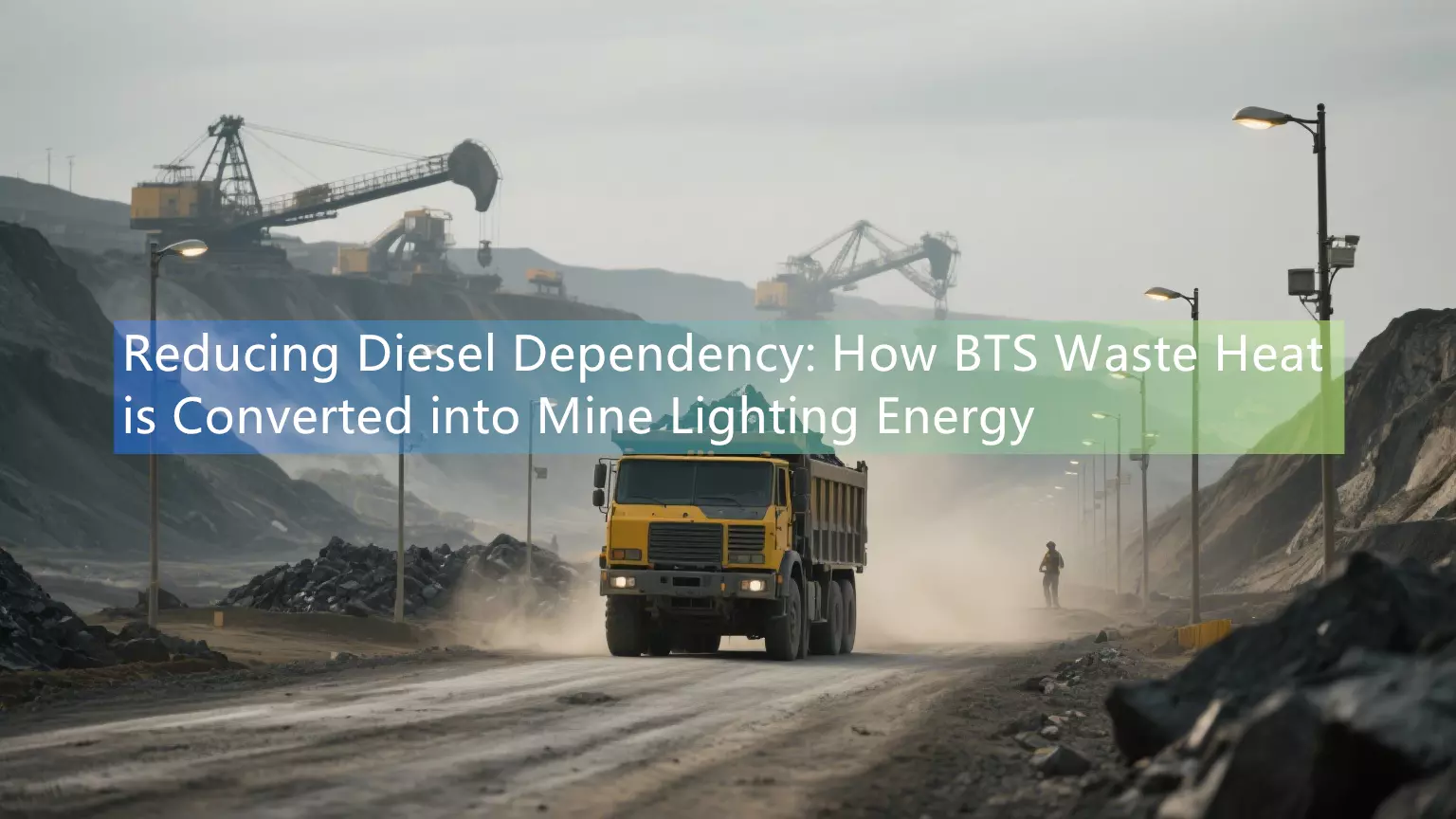 Reducing Diesel Dependency: How BTS Waste Heat is Converted into Mine Lighting Energy