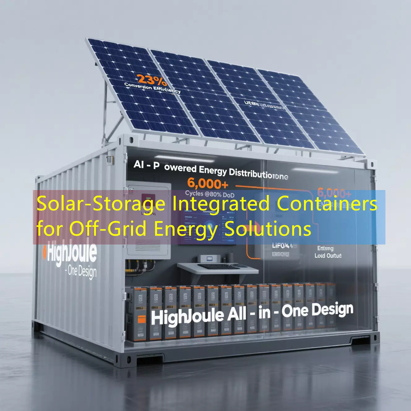 Solar-Storage Integrated Containers for Off-Grid Energy Solutions