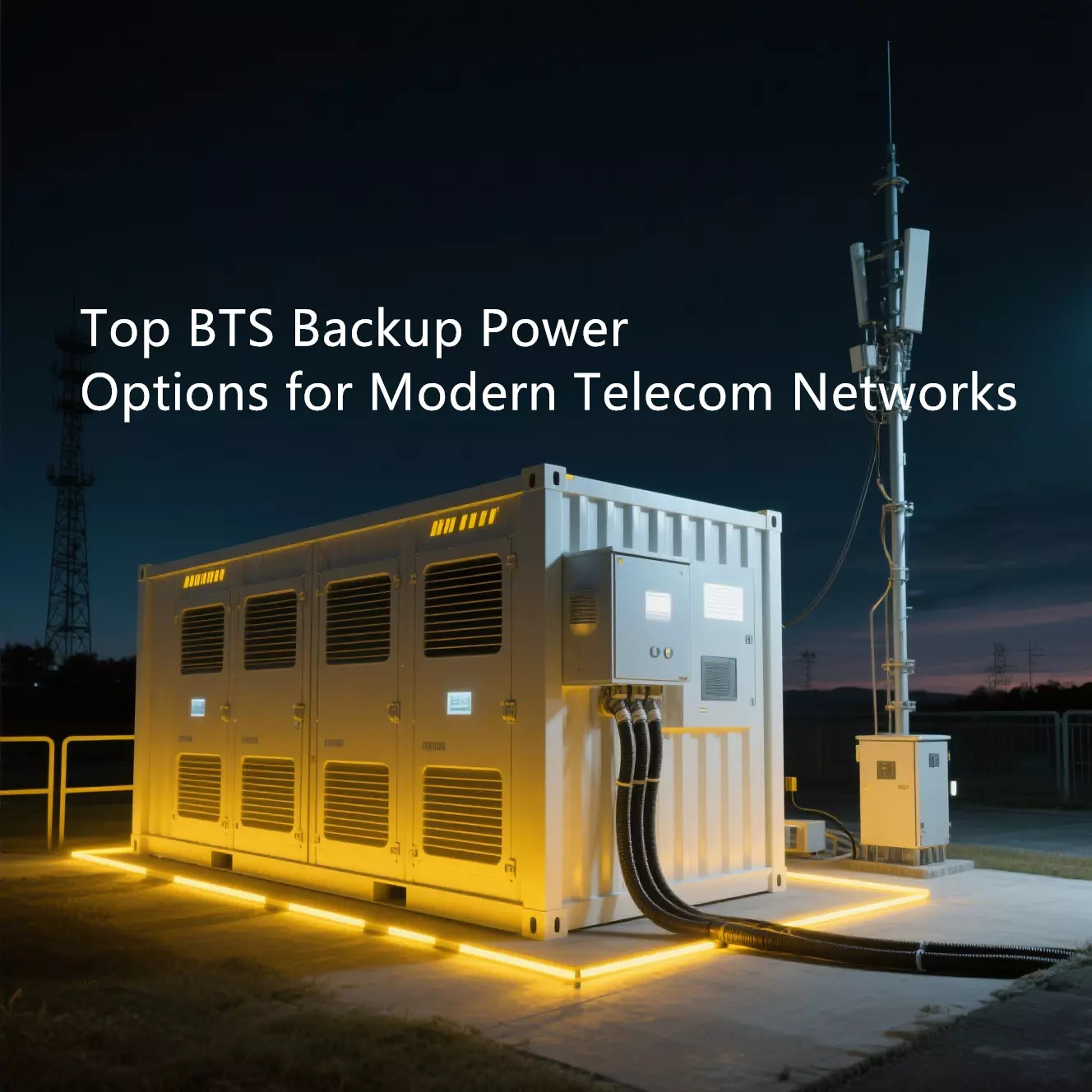 Top BTS Backup Power Options for Modern Telecom Networks