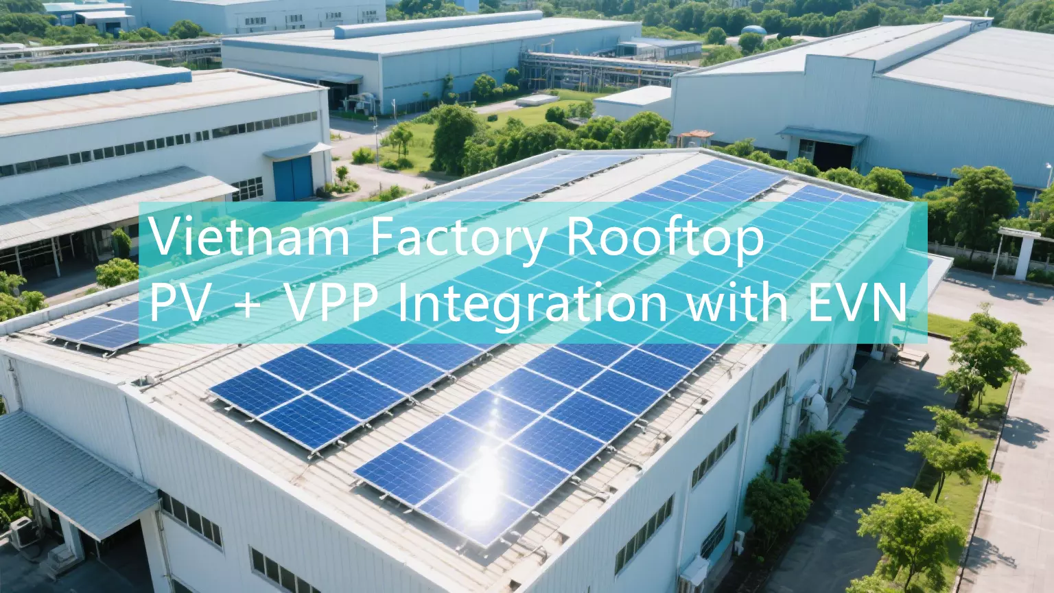 Vietnam Factory Rooftop PV + VPP Integration with EVN -1