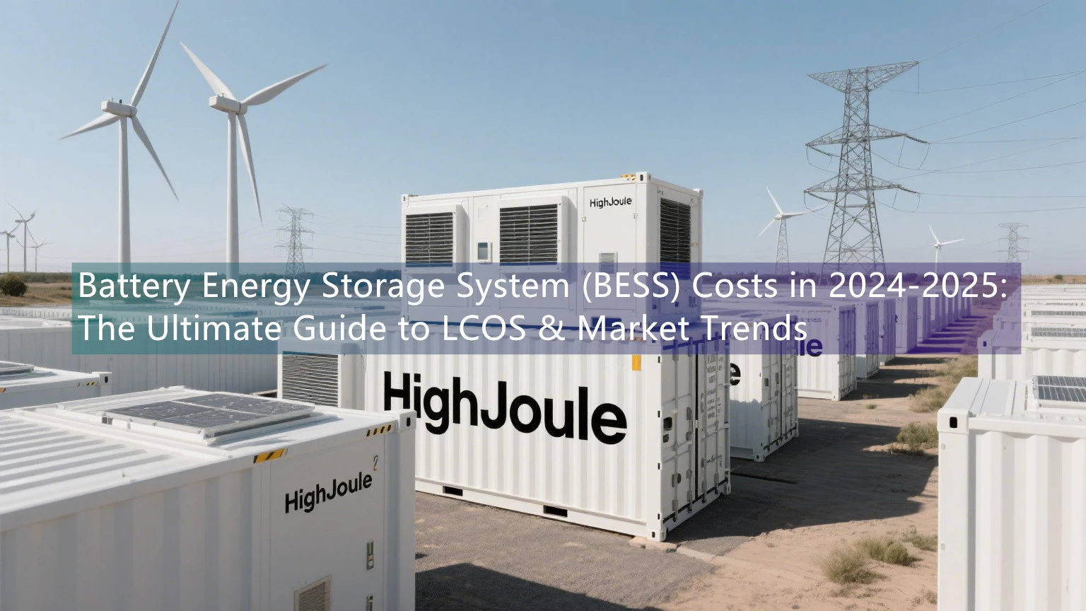 Battery Energy Storage System (BESS) Costs in 2024-2025: The Ultimate Guide to LCOS & Market Trends