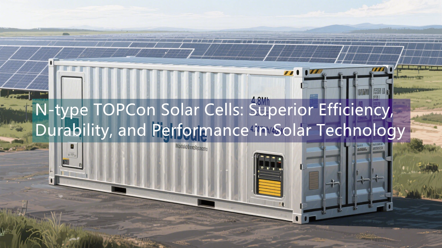 N-type TOPCon Solar Cells: Superior Efficiency, Durability, and Performance in Solar Technology