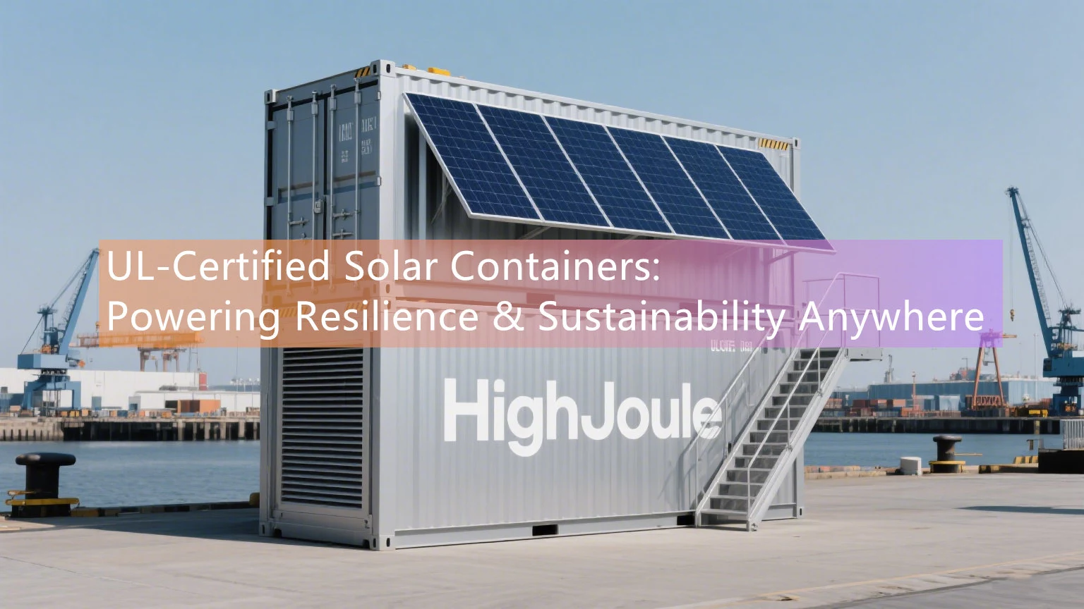 UL-Certified Solar Containers: Powering Resilience & Sustainability Anywhere