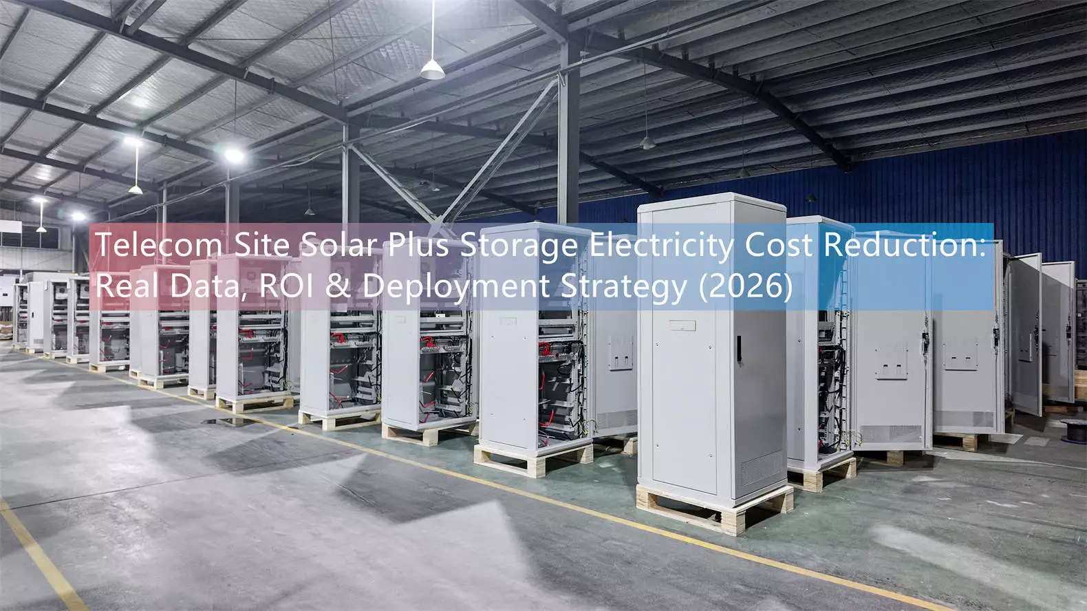 Telecom Site Solar Plus Storage Electricity Cost Reduction: Real Data, ROI & Deployment Strategy (2026)