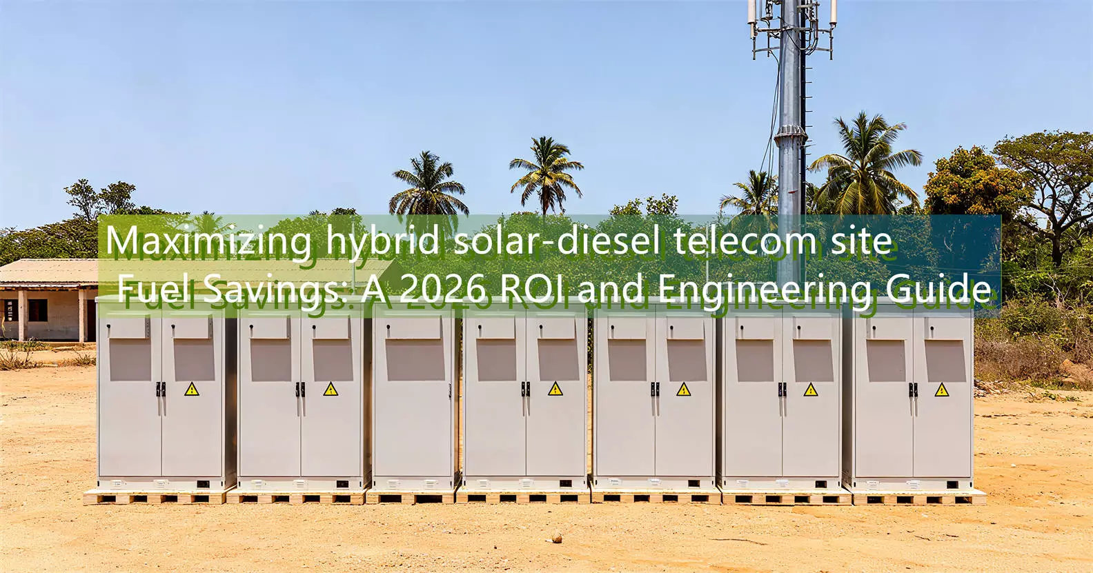 Maximizing hybrid solar-diesel telecom site Fuel Savings: A 2026 ROI and Engineering Guide