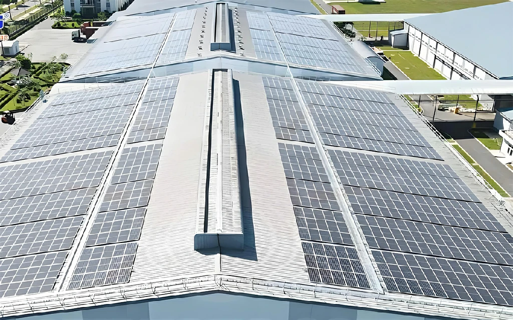 United States Factory Rooftop Solar System Project