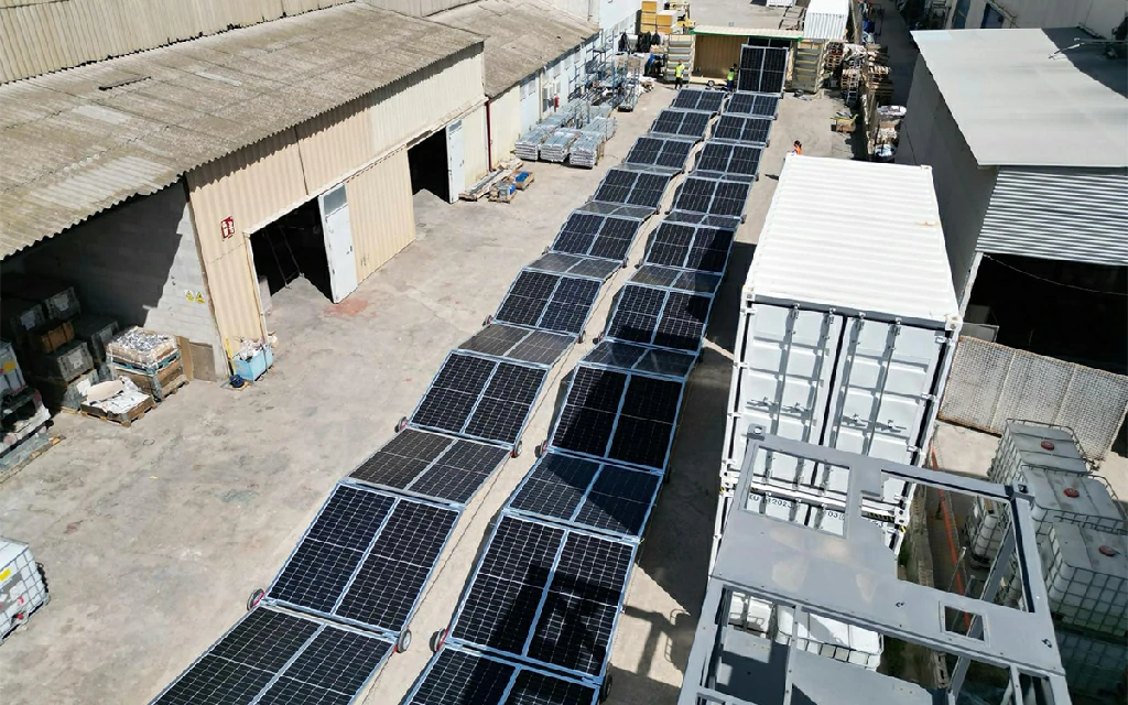 Egypt Folding Solar Container Project Case