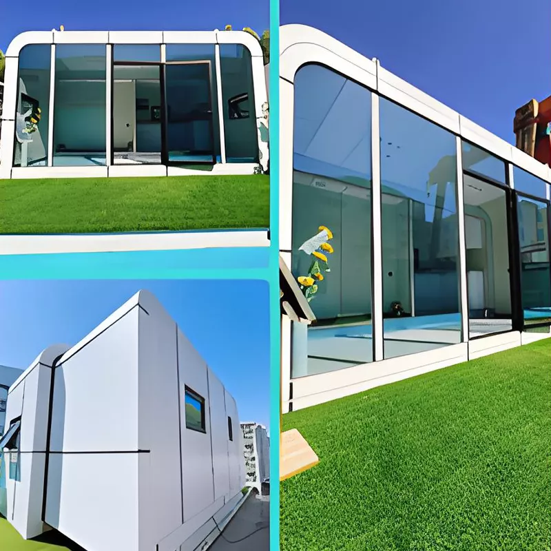 Expandable container house solar
