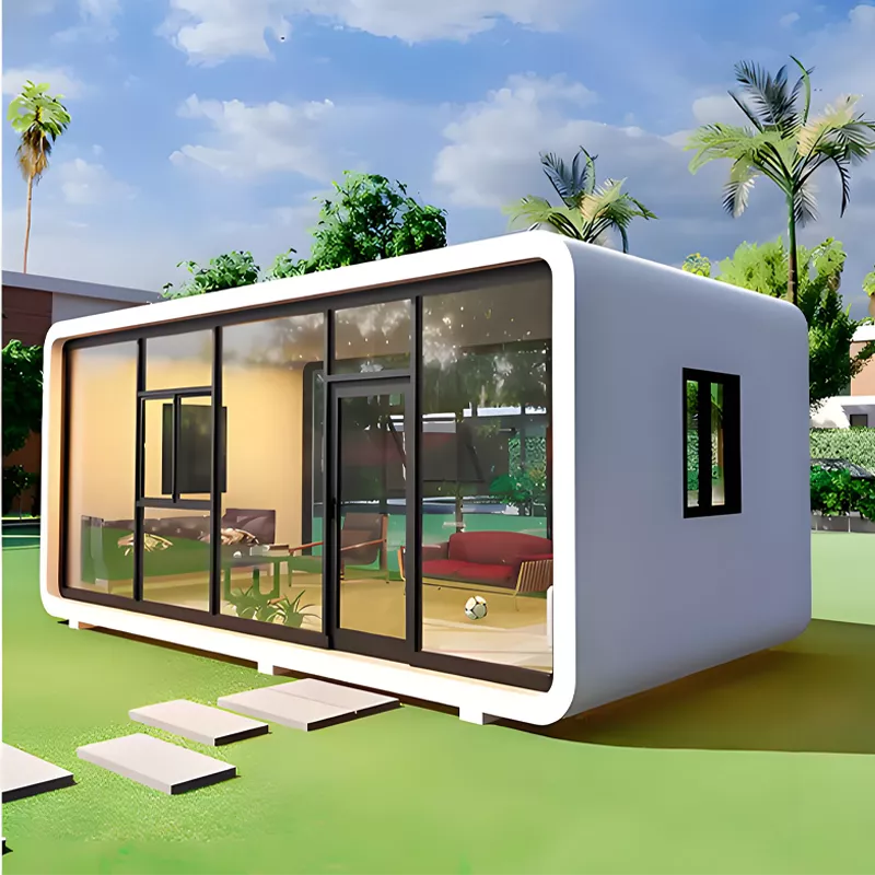 Expandable container house solar