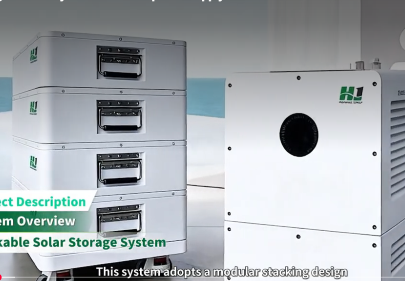 Stackable Solar Storage System