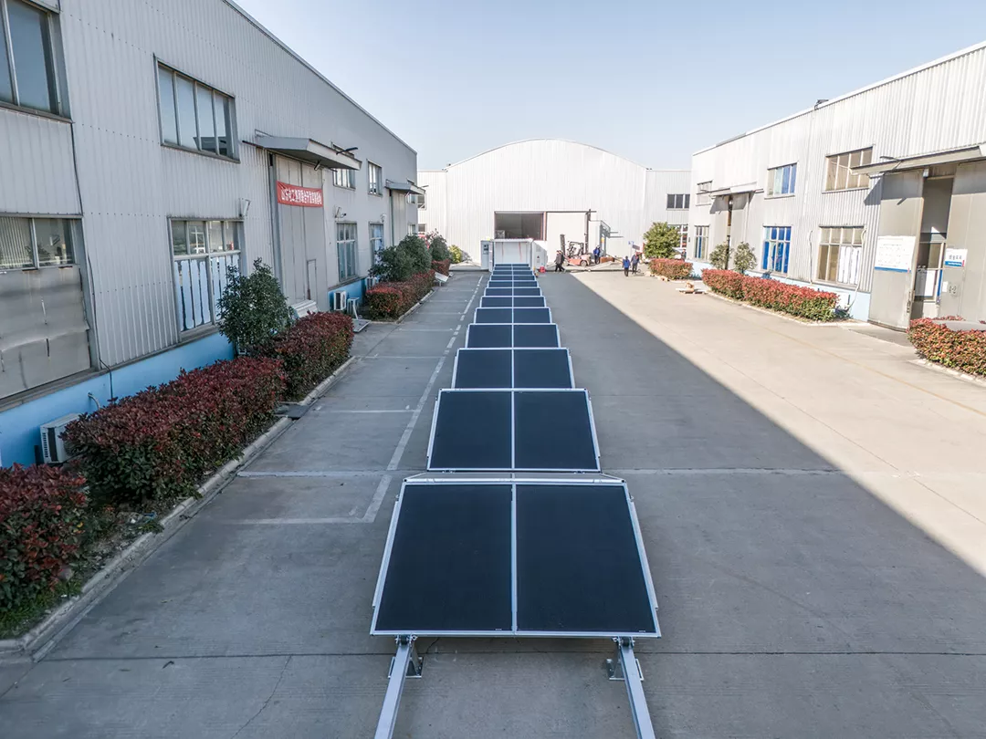 Romania 4 Sets of 46 kW Foldable PV Container Systems