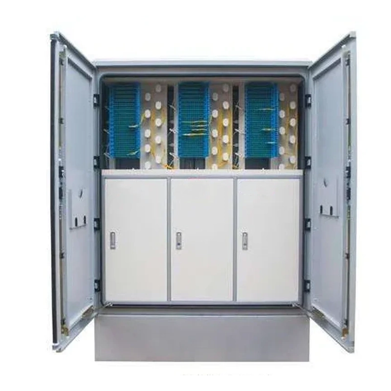 Hybrid optical cable transfer box (metal)